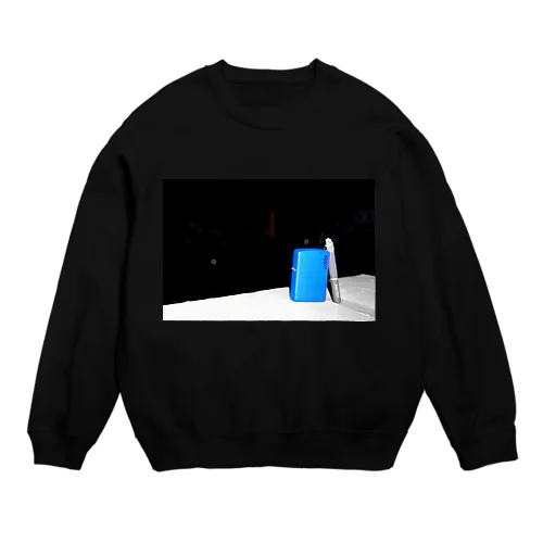 ジッポとタバコ Crew Neck Sweatshirt