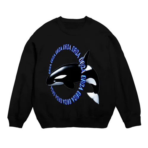 ORCA シャチ Crew Neck Sweatshirt