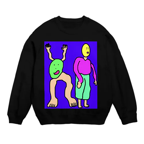 もへもへランド Crew Neck Sweatshirt