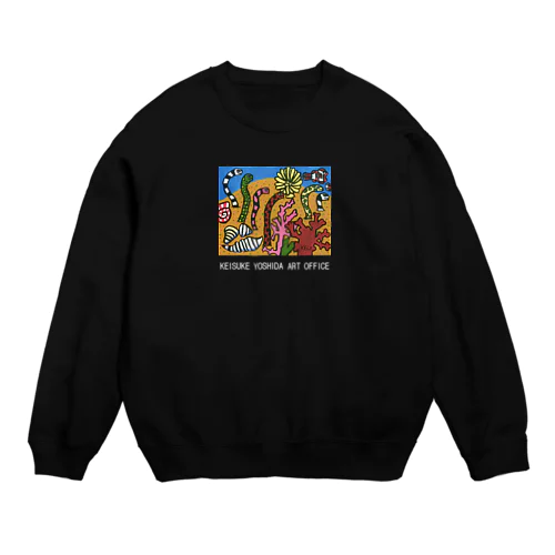 チンアナゴ Crew Neck Sweatshirt