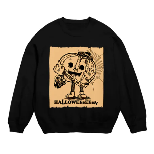 ハロウィーーンかぼちゃん Crew Neck Sweatshirt