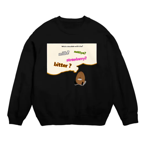 素焼きあーもんど Crew Neck Sweatshirt