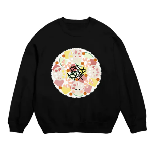 ちらし寿司ちゃん Crew Neck Sweatshirt