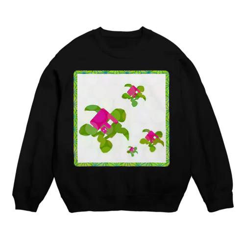 Hello world and Friend ロゴマーク亀 パートⅡ Crew Neck Sweatshirt