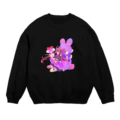 やみかわぷりんちゃん Crew Neck Sweatshirt