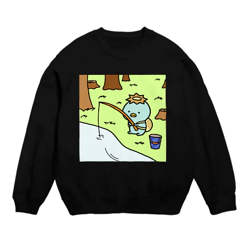 フィッシングめろんペン Crew Neck Sweatshirt