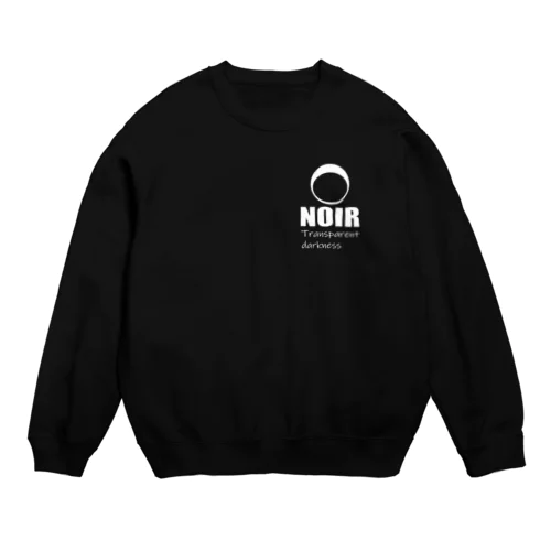 NOIR縦ロゴ Crew Neck Sweatshirt