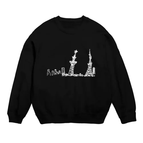 TOKYO(白) Crew Neck Sweatshirt