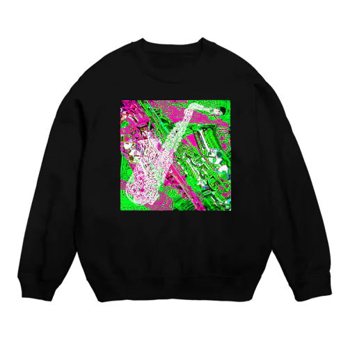 SAXOPHONE Crew Neck Sweatshirt