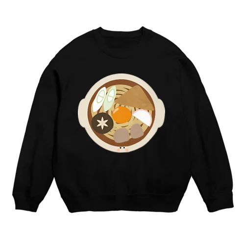 味噌煮込みうどんちゃん Crew Neck Sweatshirt