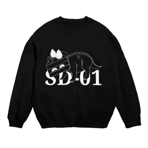 Sweets Dinosaur 01 B Crew Neck Sweatshirt