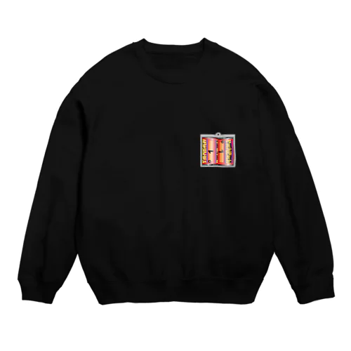 乾電池２個分の人 Crew Neck Sweatshirt