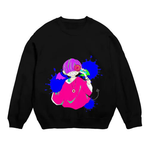 マッシュちゃん カラー Crew Neck Sweatshirt