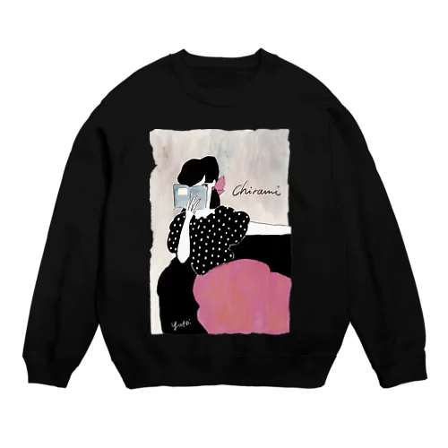 チラ美 Crew Neck Sweatshirt