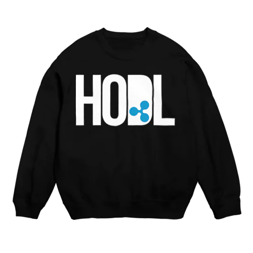 HODL XRP white font Crew Neck Sweatshirt