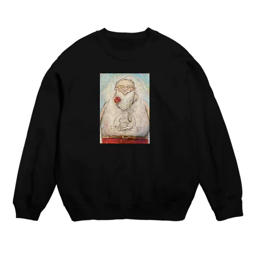 サンタクロースは暇そうにしています Crew Neck Sweatshirt