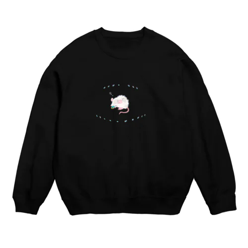 ねむねむbabyマウス Crew Neck Sweatshirt