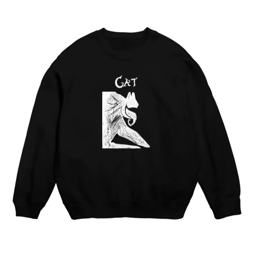 猫ベ〇ム Crew Neck Sweatshirt