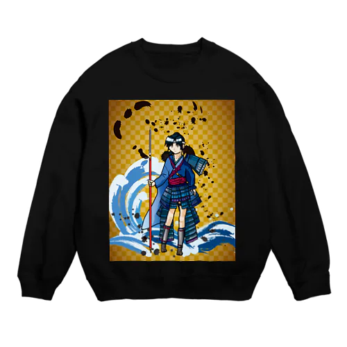 女武者 Crew Neck Sweatshirt