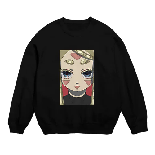 ねこ肝臓のお世話役、ネネ！ Crew Neck Sweatshirt