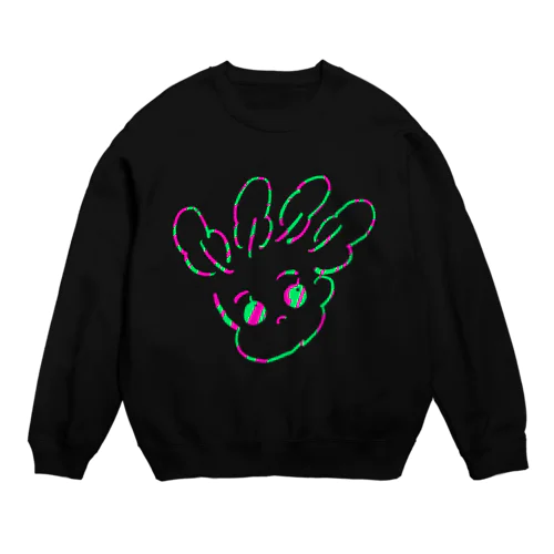 ホウレンソウ（マーブル） Crew Neck Sweatshirt