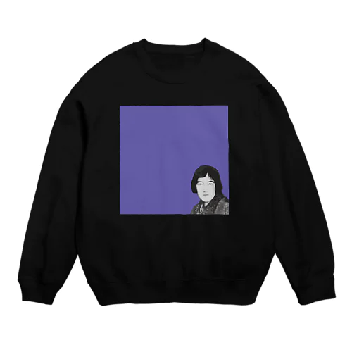 文豪・与謝野晶子ちゃん Crew Neck Sweatshirt