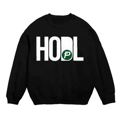 HODL POT whitefont Crew Neck Sweatshirt