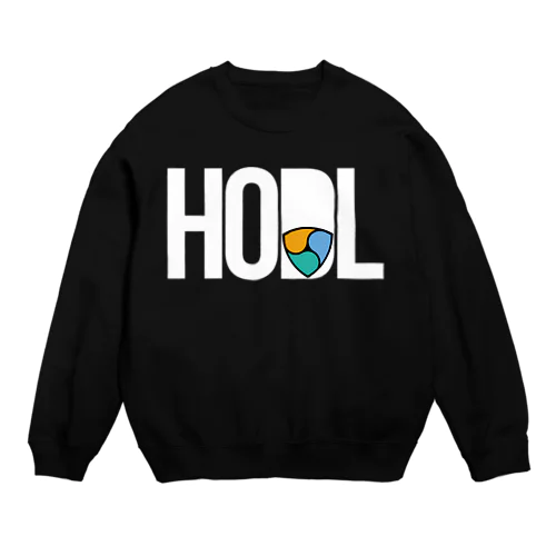 HODL XEM whitefont Crew Neck Sweatshirt