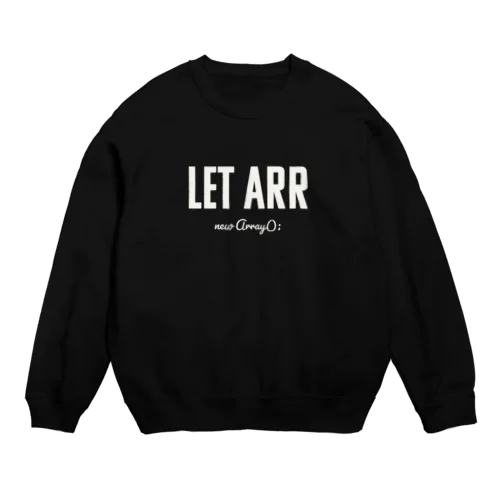 let arr 黒 スウェット