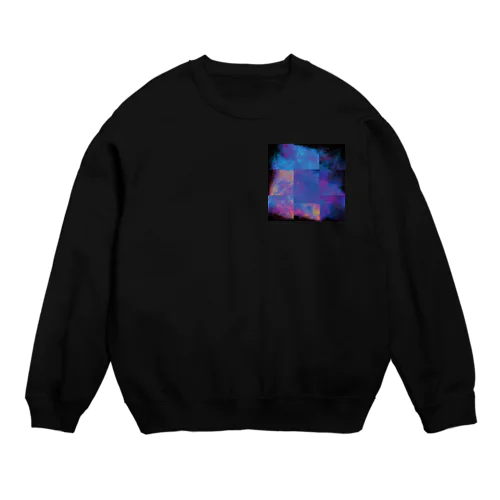 💙青の心臓💙 Crew Neck Sweatshirt