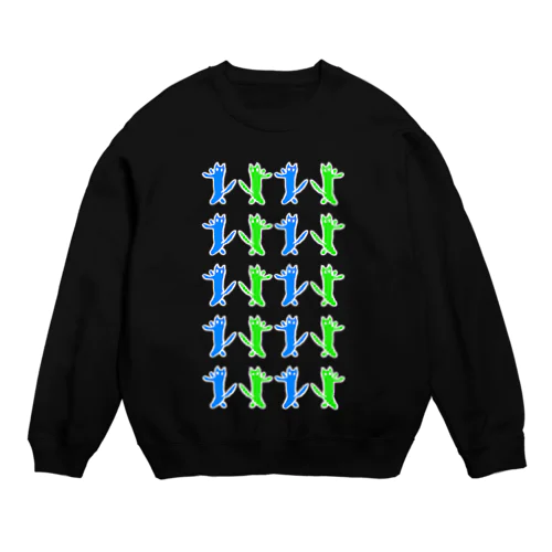 踊るねこ Crew Neck Sweatshirt