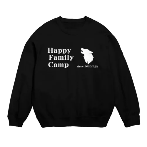 Happy Family Camp　ホワイトバージョン スウェット