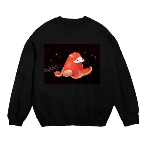 赤ウインナーちゃん Crew Neck Sweatshirt