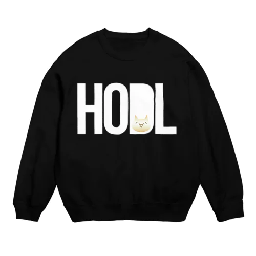 HODL MONA Whitefont Crew Neck Sweatshirt