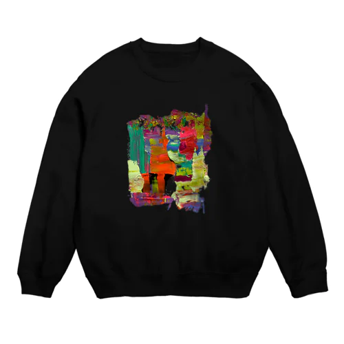 ペイント Crew Neck Sweatshirt