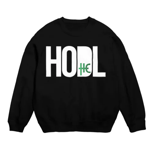 HODL THC whitefont スウェット