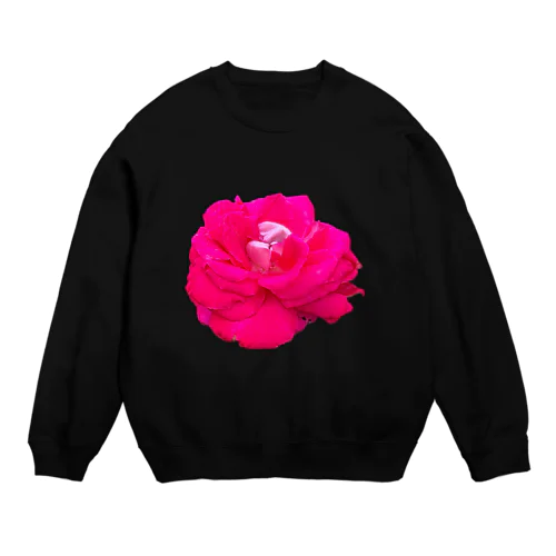 夏、祖母が育てた花。 Crew Neck Sweatshirt