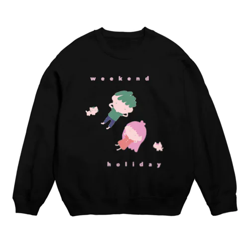 ウィークエンドホリディ Crew Neck Sweatshirt