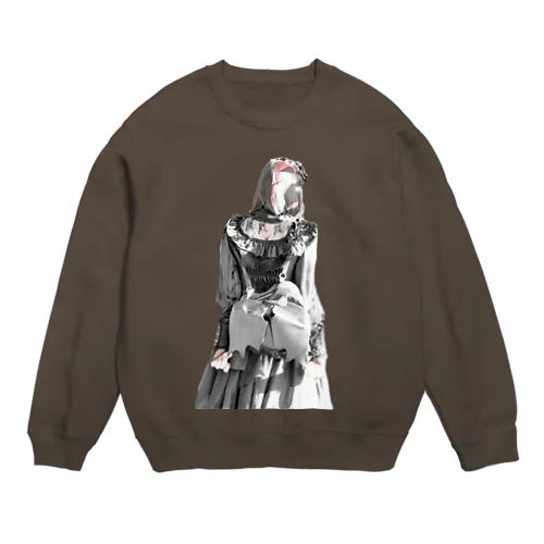 ゴスロリ女子/実写【一ノ瀬彩】 Crew Neck Sweatshirt