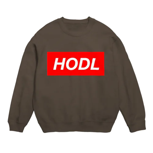 HODLシリーズ(RED&WHITE) Crew Neck Sweatshirt