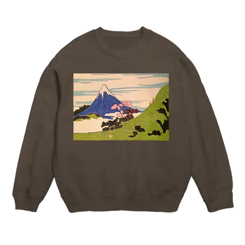 神道の光の中の浮世絵の精神：Spirit of Ukiyo-e in the Light of Shinto Crew Neck Sweatshirt