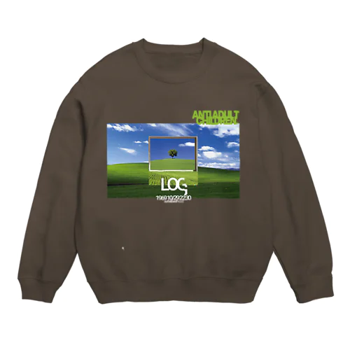 ANTI ADULT CHILDREN/LOG REGULAR SWEAT スウェット