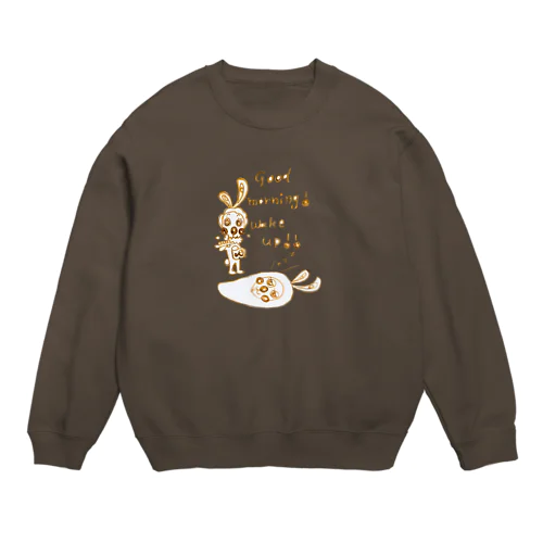 Good morning! wake up!! Ver.2 Crew Neck Sweatshirt