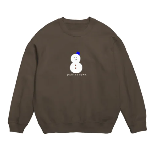 雪だるま（青帽子） Crew Neck Sweatshirt