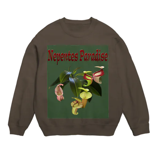 Nepentes Paradiseシリーズ緑 Crew Neck Sweatshirt