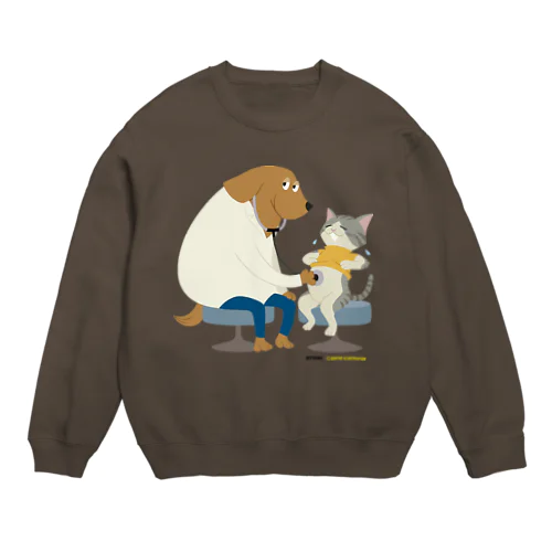 犬のお医者さん Crew Neck Sweatshirt