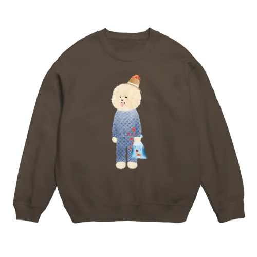 トイプー愛 Crew Neck Sweatshirt