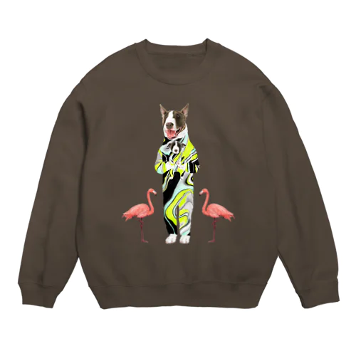 ブルテリ愛 Crew Neck Sweatshirt