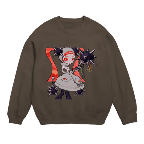 モーニングスター壊しちゃった Crew Neck Sweatshirt