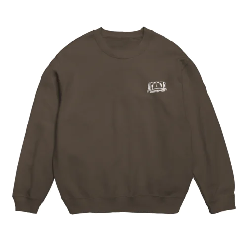 おやすみぬこさん Crew Neck Sweatshirt